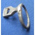 Roman Silver Ring Key