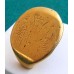 WOW. Huge Roman Solid Pure Gold Wedding Ring