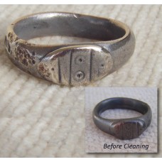 Low Grade Silver Celtic Ring 