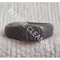 Low Grade Silver Celtic Ring 