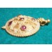 Antique Jewellery Delightful Byzantine Pendant with Garnets