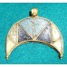 Huge Lunar Pendant Byzantine Gold