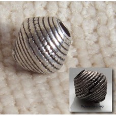 Celtic Silver Beehive Bead Fertility Pendant Amulet