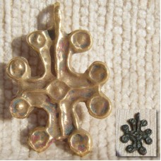 Late Saxon Early  Medieval Bronze Cross Pendant