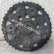 Celtic Bronze Solar and 9 Spiral Circle Amulet